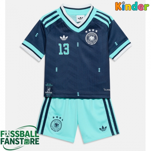 Deutschland Deniz Undav #13 Replik Auswärtstrikot Kinder WM 2026 Kurzarm (+ Kurze Hosen)